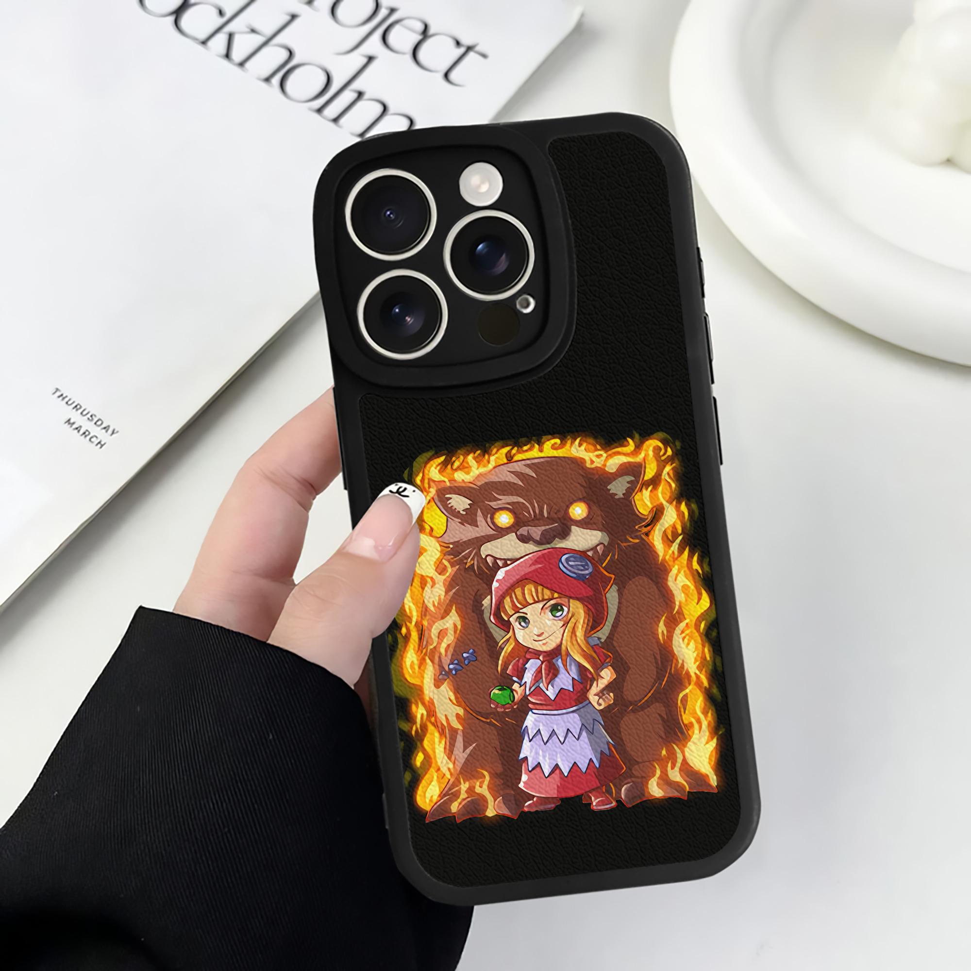 リーグ・オブ・レジェンド League of Legends LOL 【iPhone 16シリーズ対応】シリコンスマホケース（レザー調） 材質：シリコン